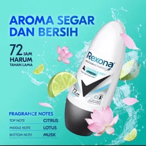 Rexona Women Roll On Deodorant (Invisible Dry) 45ml
