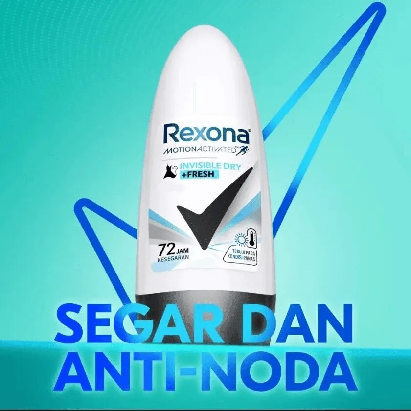 Rexona Women Roll On Deodorant (Invisible Dry) 45ml