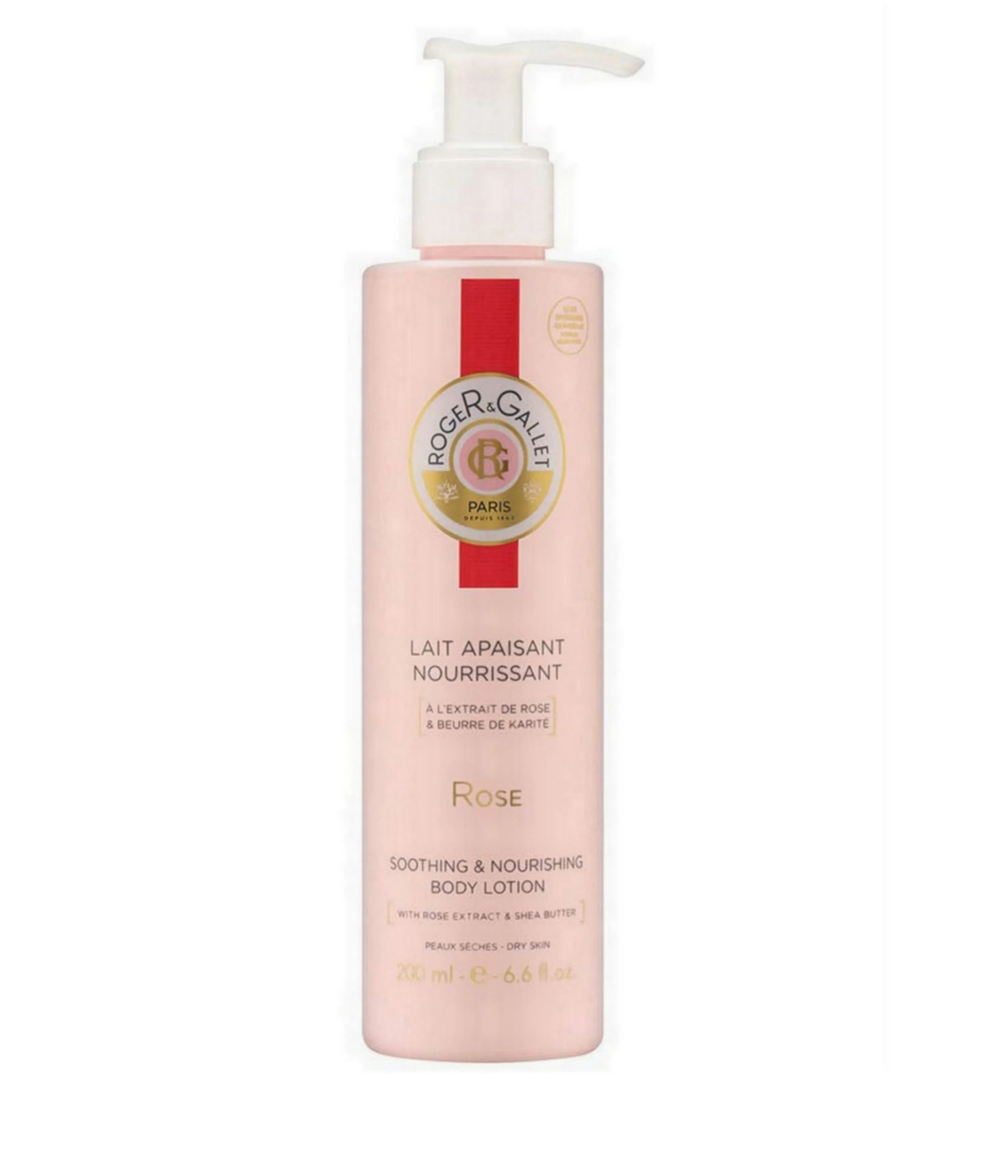 Roger & Gallet Rose Melt-in Body Lotion for Women, 6.6 Ounce