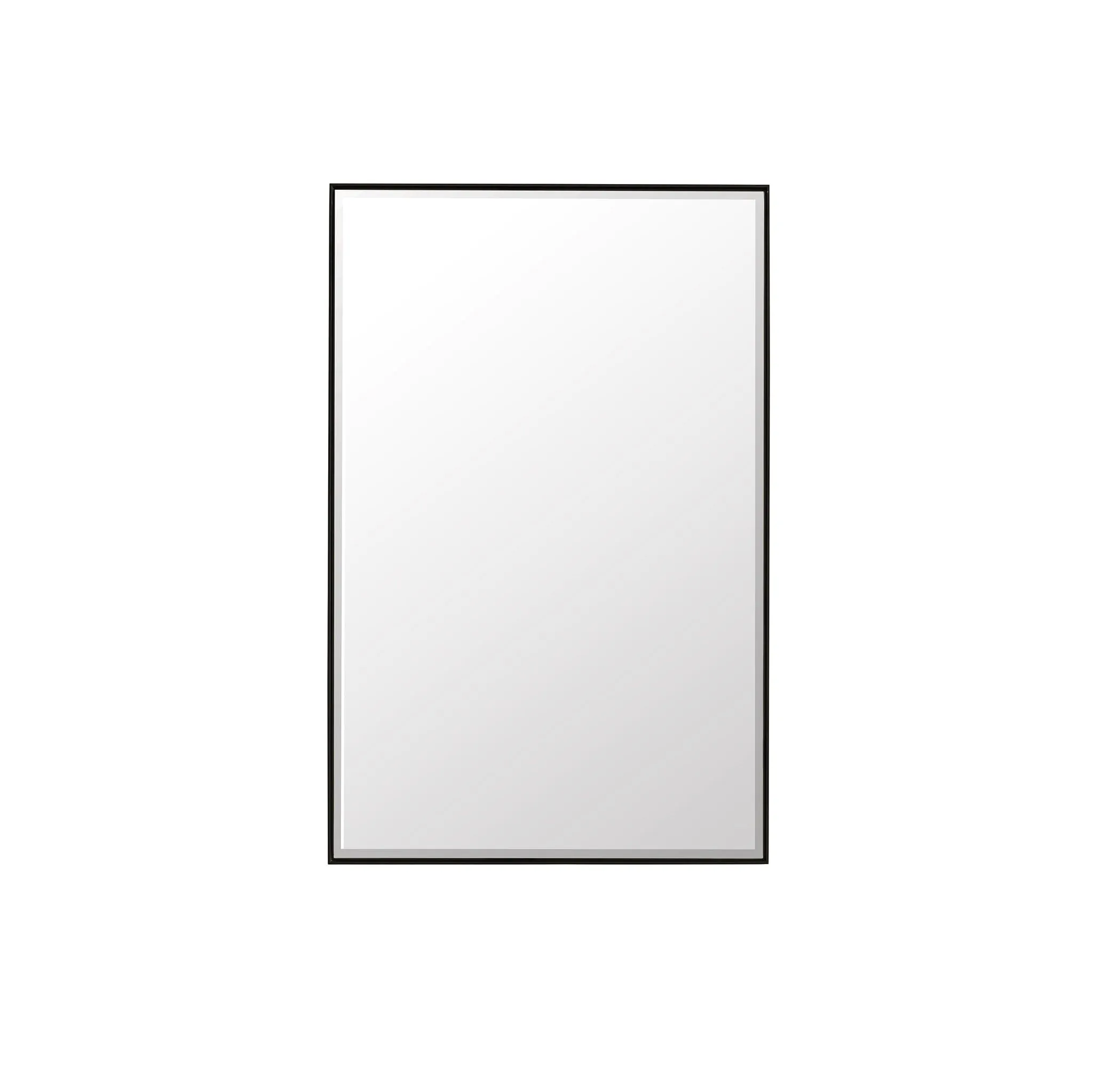 Rohe 26" Rectangular Mirror in Matte Black
