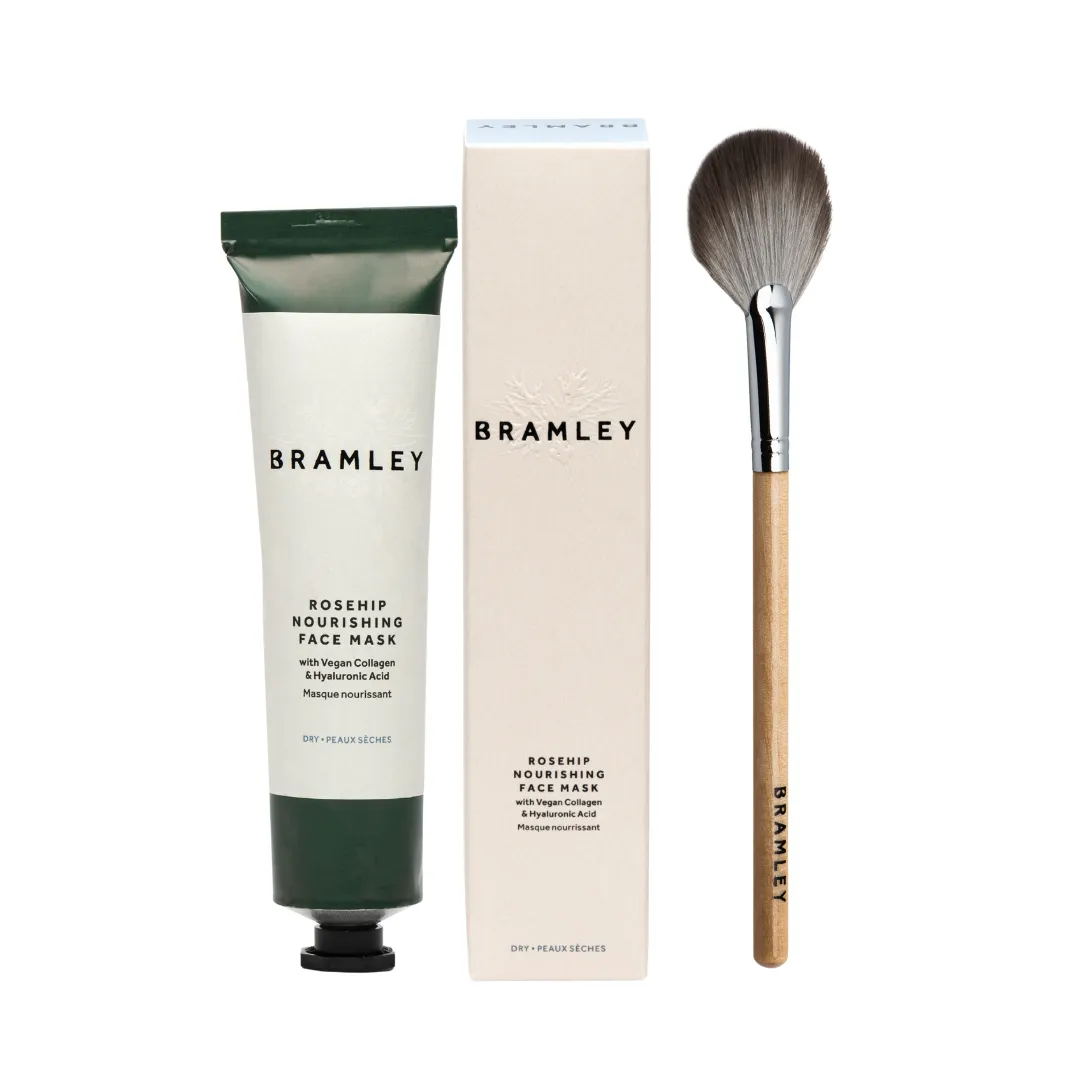 Rosehip Nourishing Face Mask & Brush Bundle