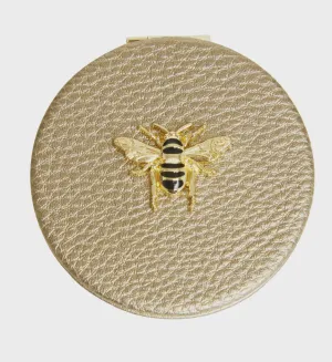 Round Mirror Compact Bronze