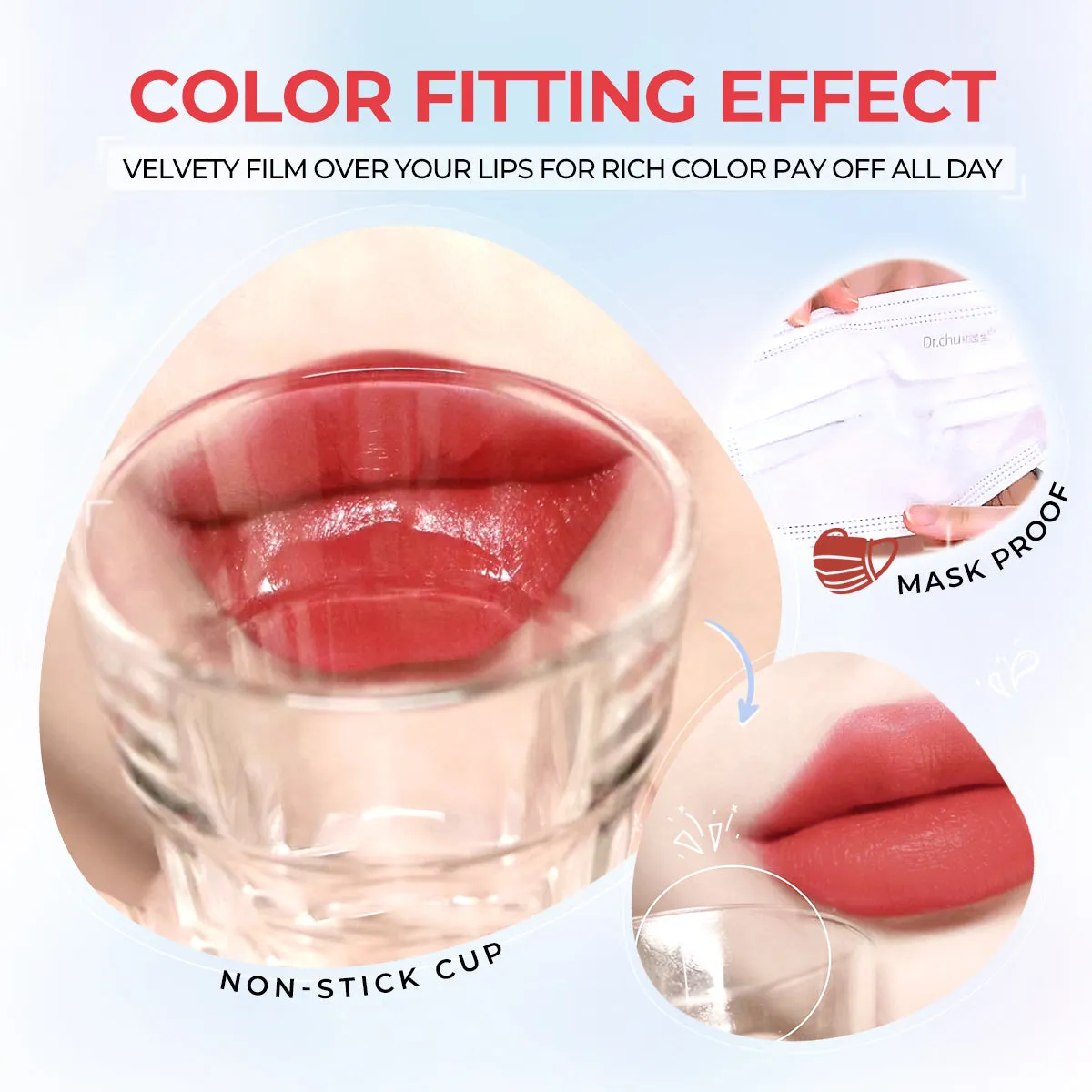 SACE LADY Long-Lasting, Mask-Proof Matte Lip Tint – Waterproof & Lightweight