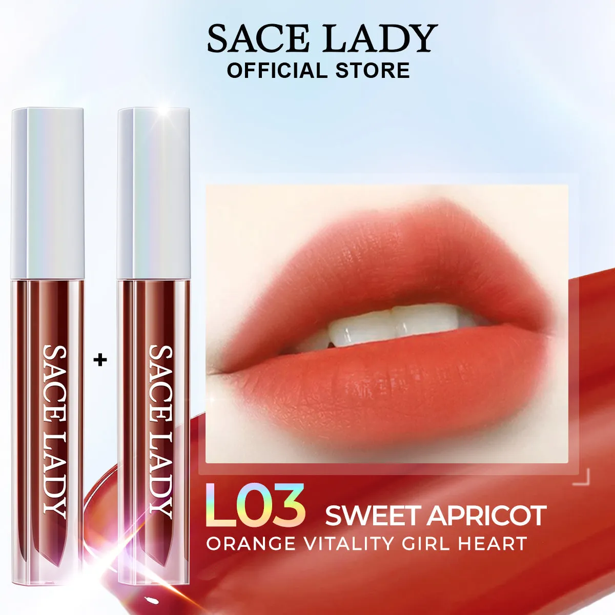 SACE LADY Long-Lasting, Mask-Proof Matte Lip Tint – Waterproof & Lightweight