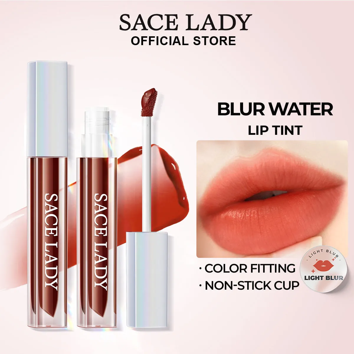 SACE LADY Long-Lasting, Mask-Proof Matte Lip Tint – Waterproof & Lightweight