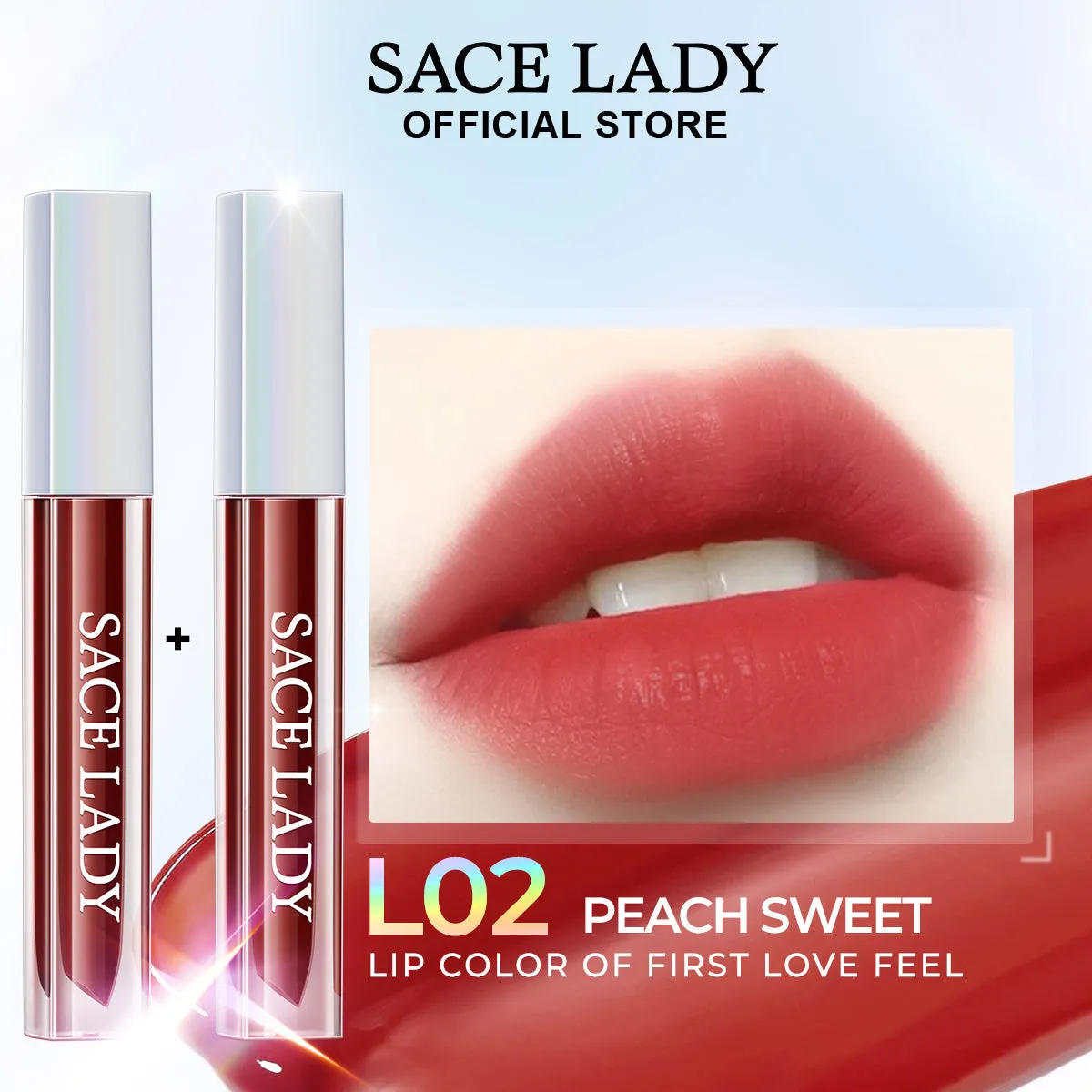 SACE LADY Long-Lasting, Mask-Proof Matte Lip Tint – Waterproof & Lightweight