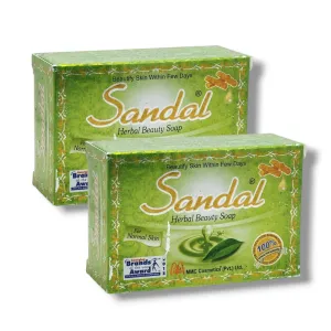 Sandal herbal beauty soap 90g (Pack of 2)