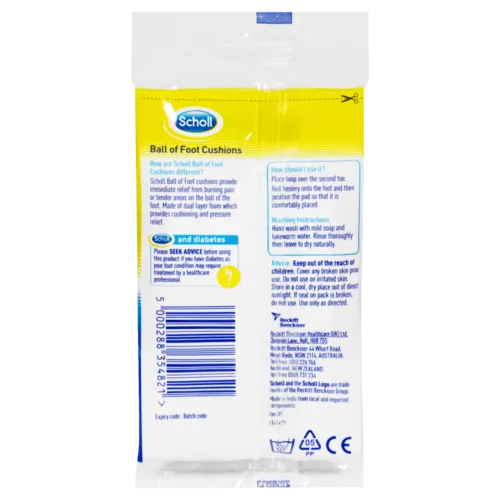 Scholl Ball of Foot Cushions 1 Pair