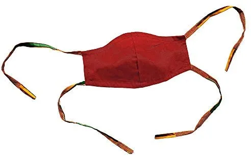 Sealsi Kente African Print Adjustable, Reusable, Reversible, Face Mask Cover