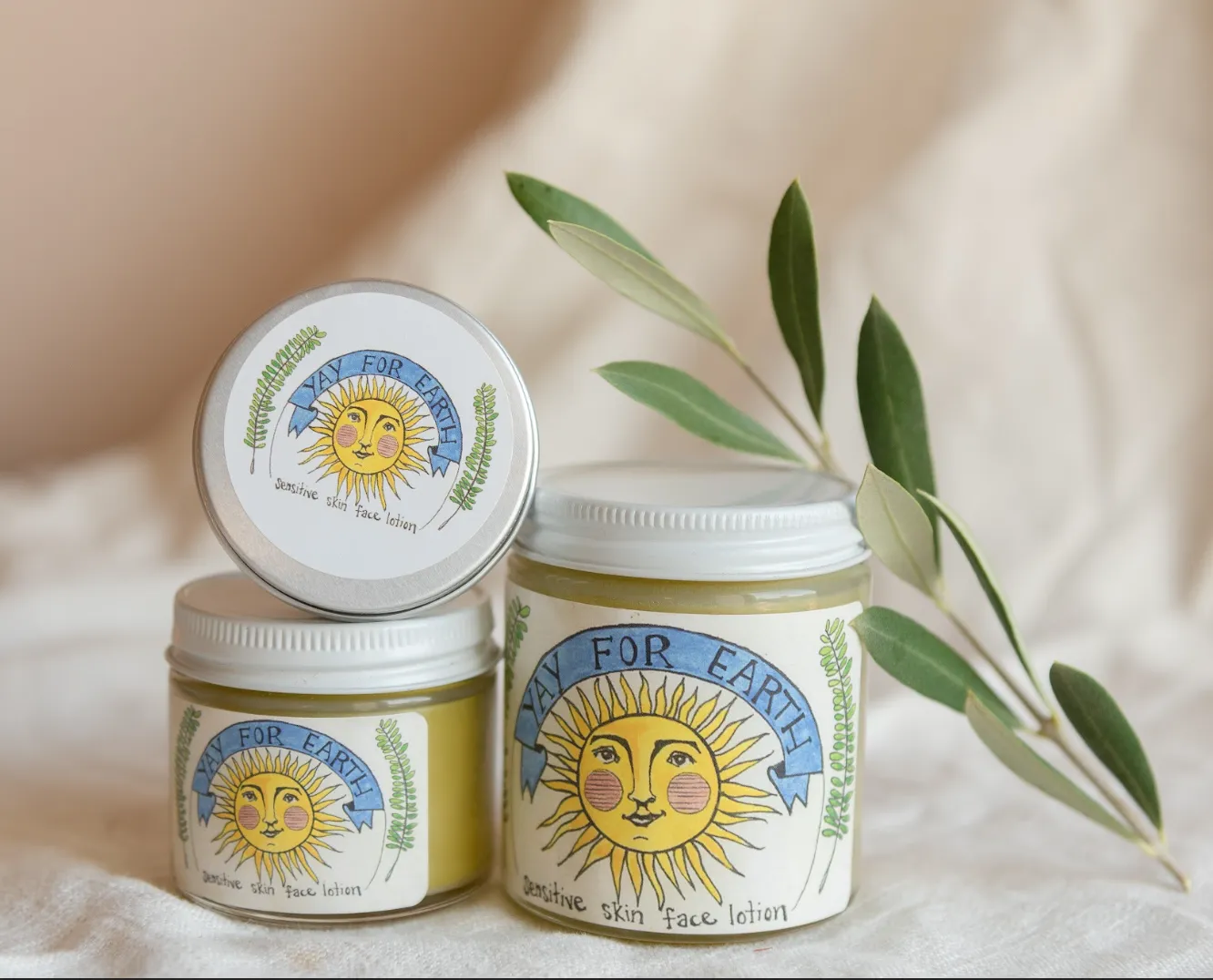 Sensitive Skin Face Lotion | Yay for Earth