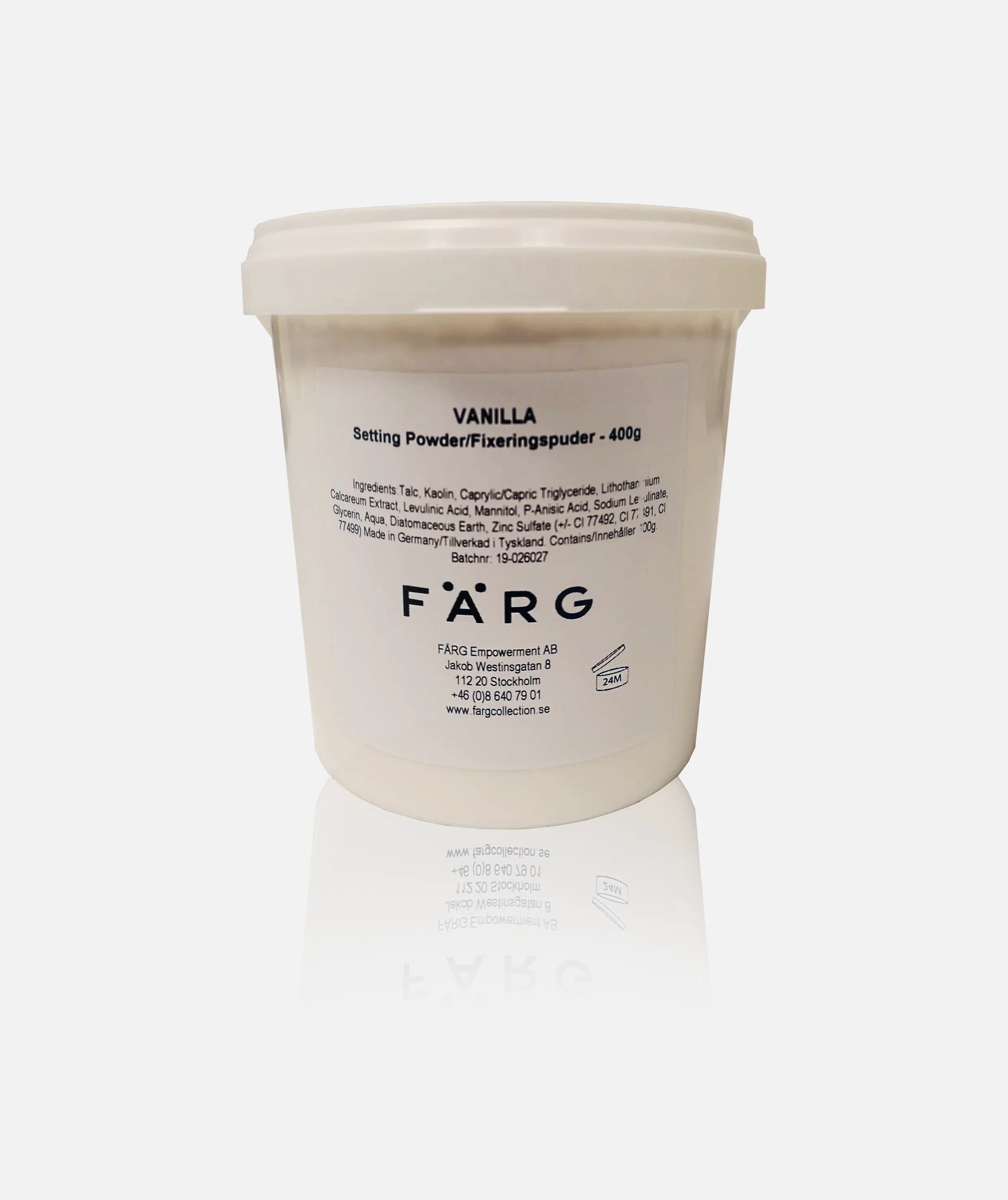Setting powder - Vanilla BULK 400g