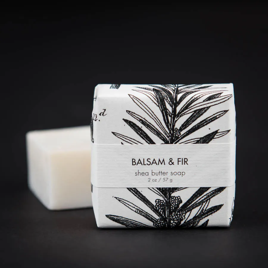 Shea Butter Soap - Balsam & Fir Guest Bar