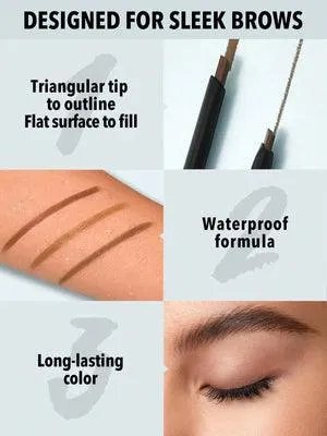SHEGLAM  - DUAL-ENDED FINE EYEBROW PENCIL