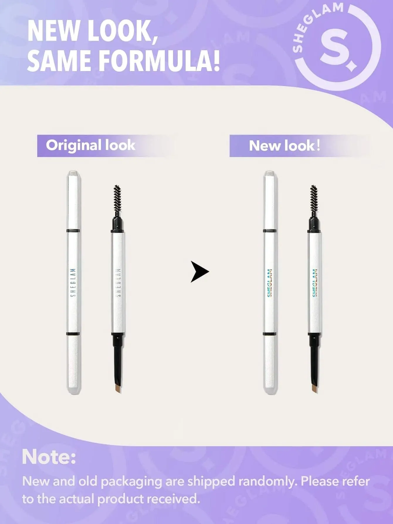 SHEGLAM  - DUAL-ENDED FINE EYEBROW PENCIL