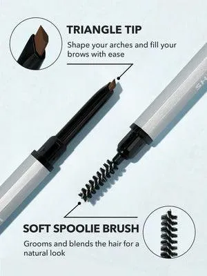 SHEGLAM  - DUAL-ENDED FINE EYEBROW PENCIL