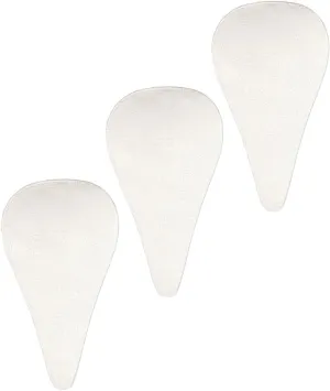 SHORDY Camel Concealer  Reusable Tear-Drop Shape Adhesive Insert, Seamless Invisible Anti-Camel Coverage Pad for Yoga, Gym, Swimwear & Leggings  White (Pack of 3)