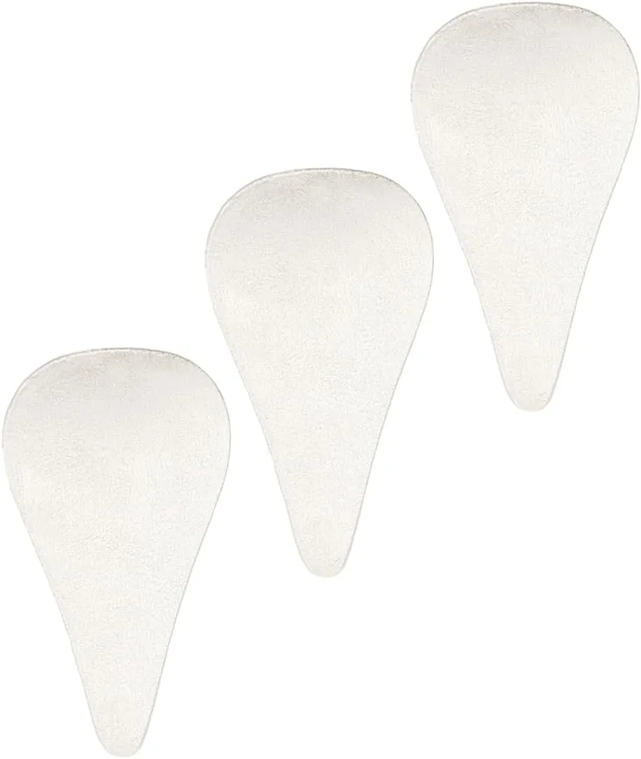 SHORDY Camel Concealer  Reusable Tear-Drop Shape Adhesive Insert, Seamless Invisible Anti-Camel Coverage Pad for Yoga, Gym, Swimwear & Leggings  White (Pack of 3)