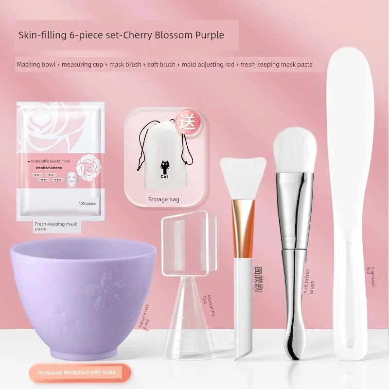 Silicone Spoon Special Skin Filling Mask Bowl