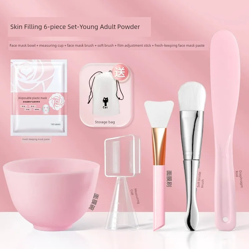 Silicone Spoon Special Skin Filling Mask Bowl