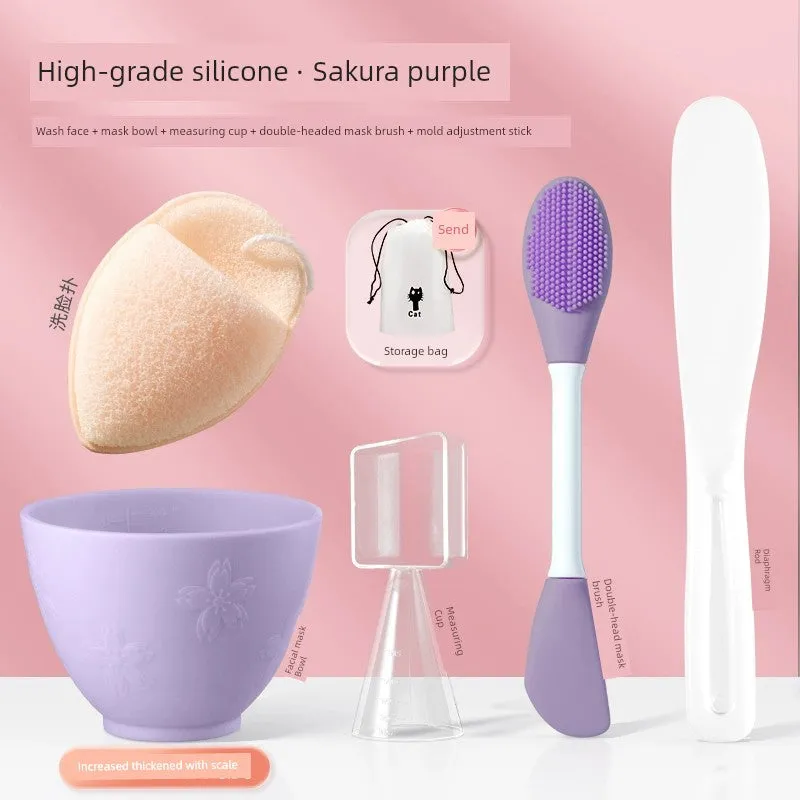 Silicone Spoon Special Skin Filling Mask Bowl