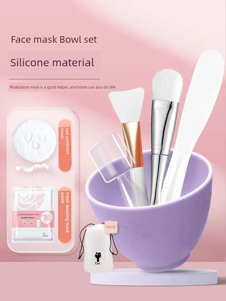 Silicone Spoon Special Skin Filling Mask Bowl
