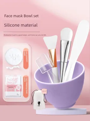 Silicone Spoon Special Skin Filling Mask Bowl