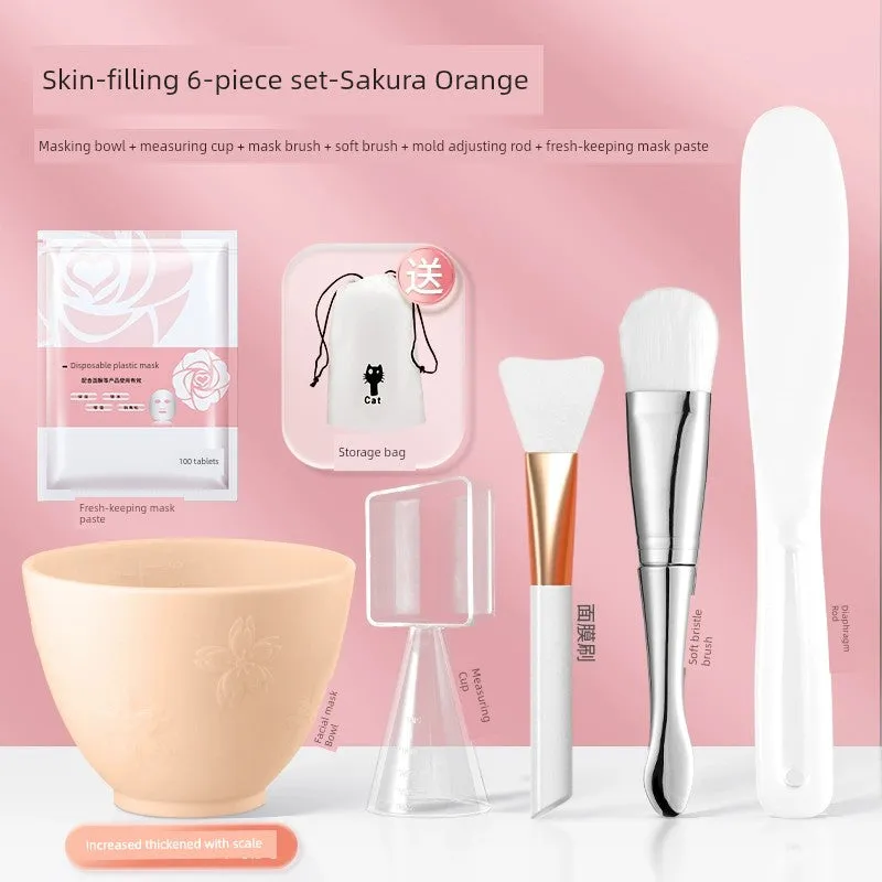 Silicone Spoon Special Skin Filling Mask Bowl