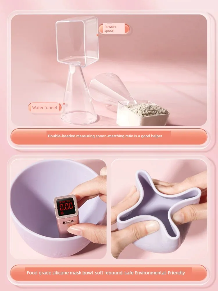 Silicone Spoon Special Skin Filling Mask Bowl