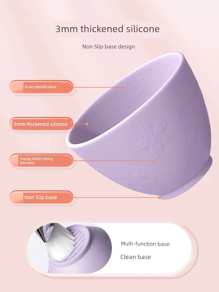 Silicone Spoon Special Skin Filling Mask Bowl