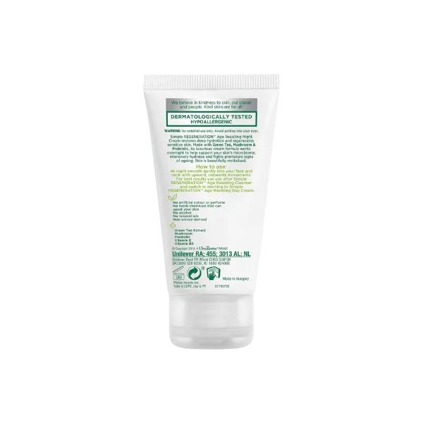 Simple Regeneration Age Resisting Night Cream 50ml