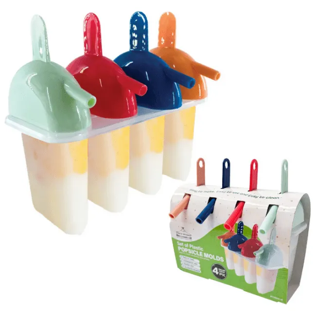 Sipper Ice Pop Maker 4PK