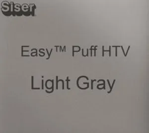 Siser Easy Puff 12" HTV - Light Gray