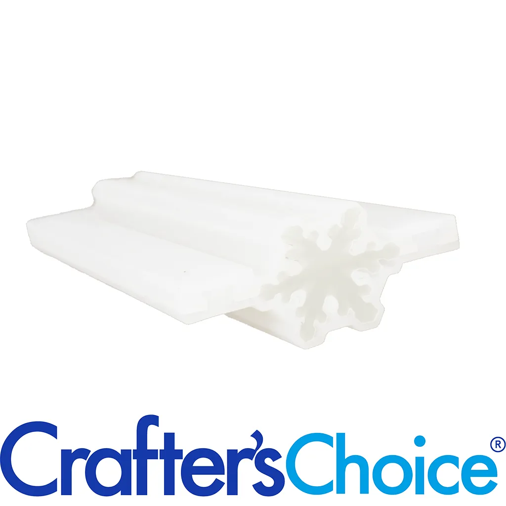 Snowflake Mini Column Silicone Soap Mold
