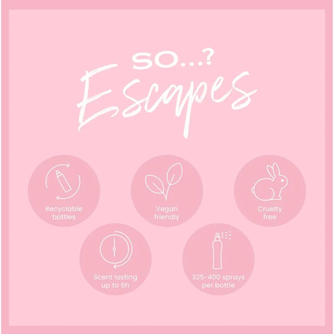 So…? Summer Escapes Mini Body Mist Gift Set 4x50ml