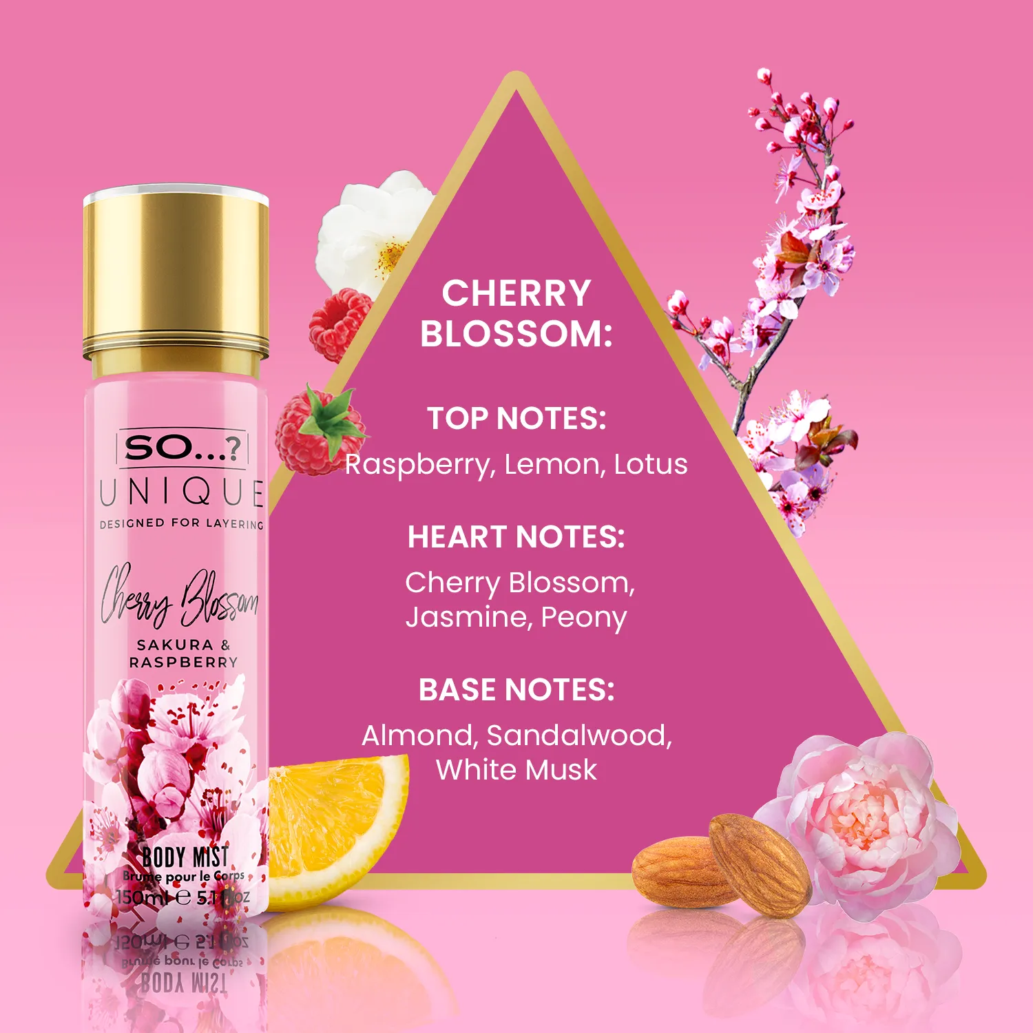 SO...? Unique Cherry Blossom Body Mist