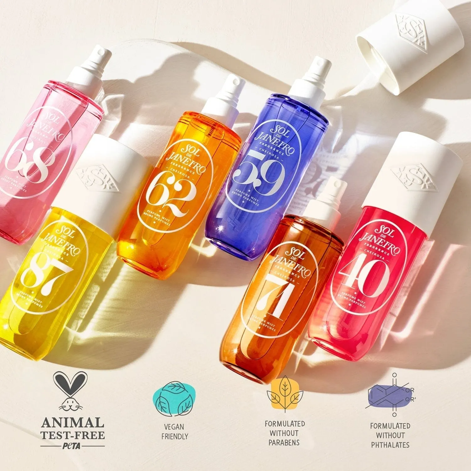 SOL DE JANEIRO brazilian crush 40 black amber plum & vanilla woods perfume mist مست معطر للجسم من سول دي جانيرو