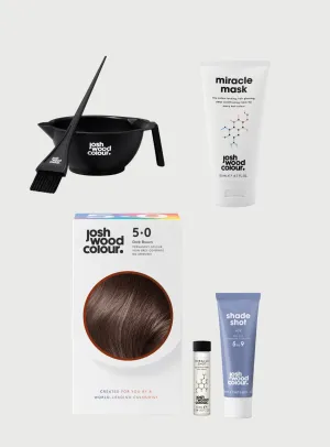 Starter Kit - 5.0 Perm kit, Miracle Shot, Icy Shade Shot x 1, Bowl & Brush, Miracle Mask