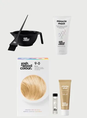 Starter Kit - 9.0 Perm kit, Miracle Shot, Champagne Shade Shot x 1, Bowl & Brush, Miracle Mask
