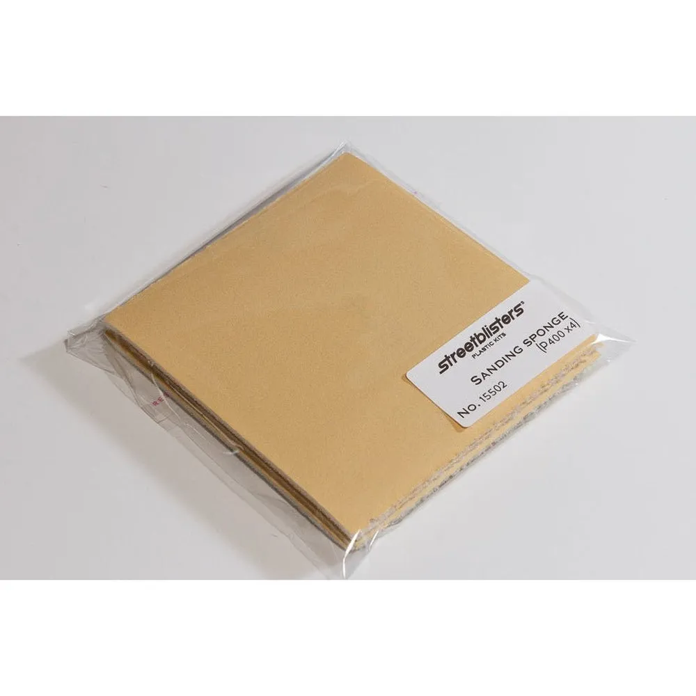STREETBLISTERS Pack of 4 Sanding Sponge Grit 400 SB400-15502
