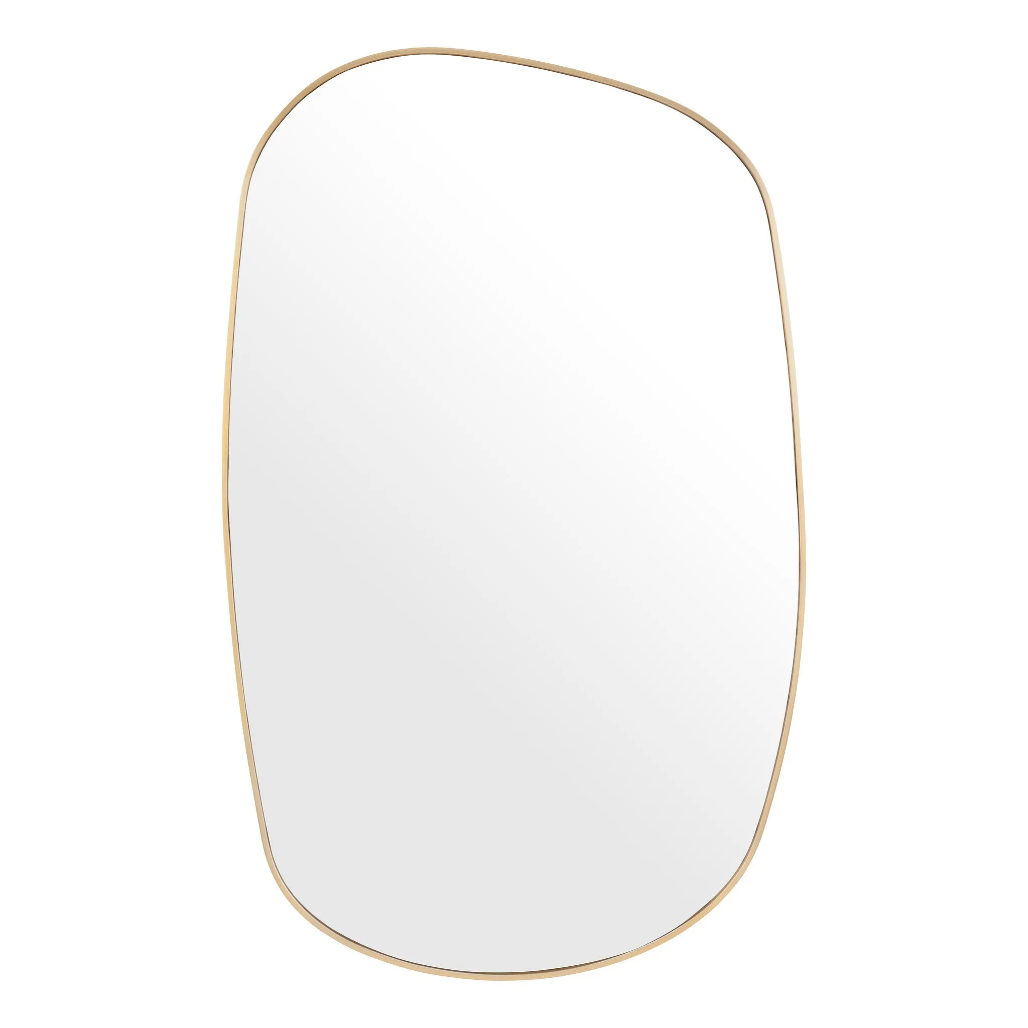 Studio Form II Mirror, Brass (S)