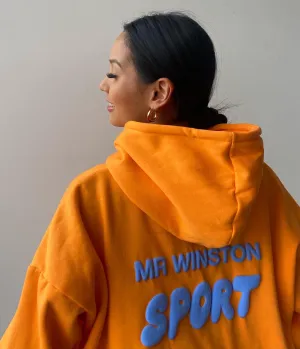 Summer Edition: Orange Puff Hooded Sweat