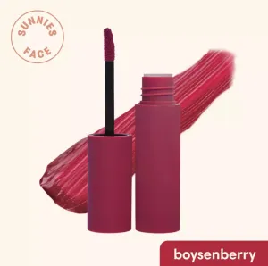 Sunnies Face Lip Dip | Whipped Matte Liquid Lipstick ( BOYSENBERRY )