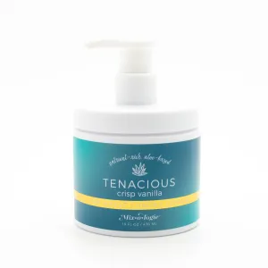 Tenacious Crisp Vanilla Luxury Body Lotion - 16 Oz. Tub with Pump, Infused with Shea Butter & Goat Milk