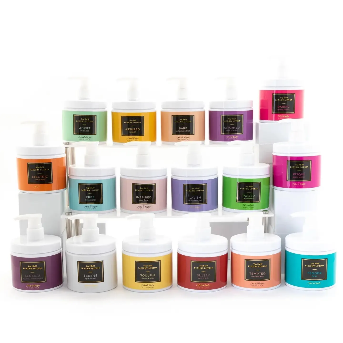 Tenacious Crisp Vanilla Luxury Body Lotion - 16 Oz. Tub with Pump, Infused with Shea Butter & Goat Milk