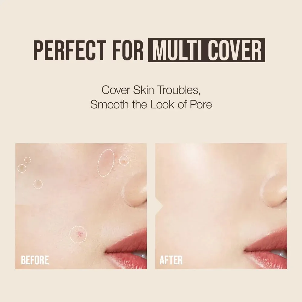 Tfit Cover Up Pro Concealer Palette 3 in 1 Full Coverage Color Correcting Cream