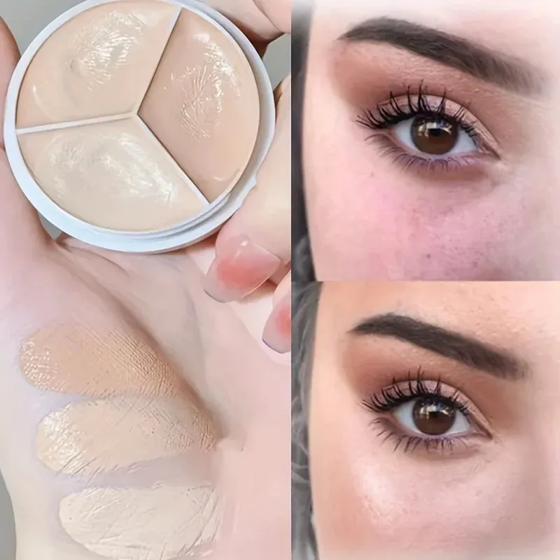 Tfit Cover Up Pro Concealer Palette 3 in 1 Full Coverage Color Correcting Cream