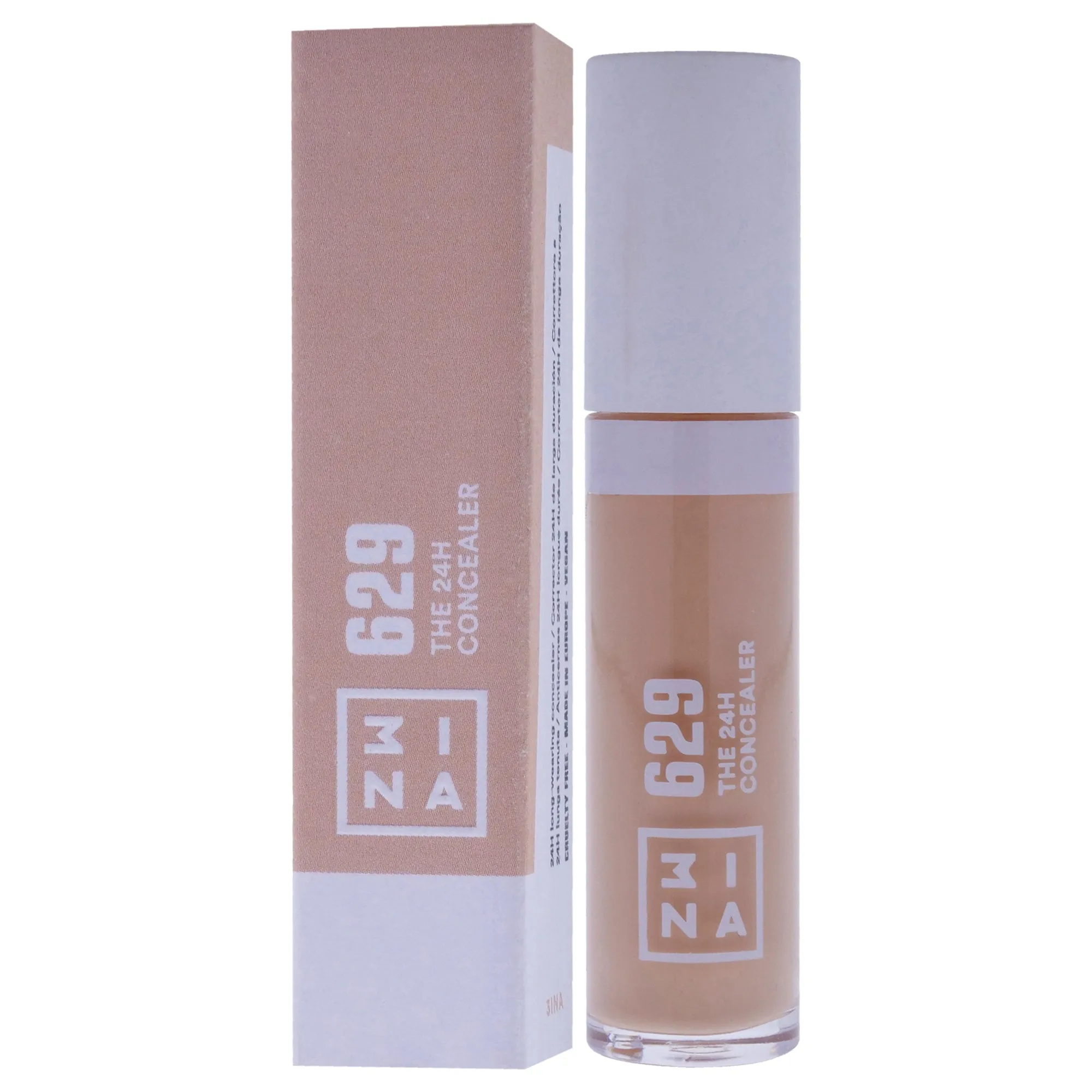 The 24H Concealer - 629 Ultra-Light Neutral by 3INA for Women - 0.15 oz Concealer