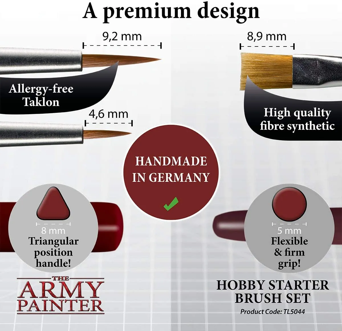 The Army Painter - Hobby Starter Brush Set