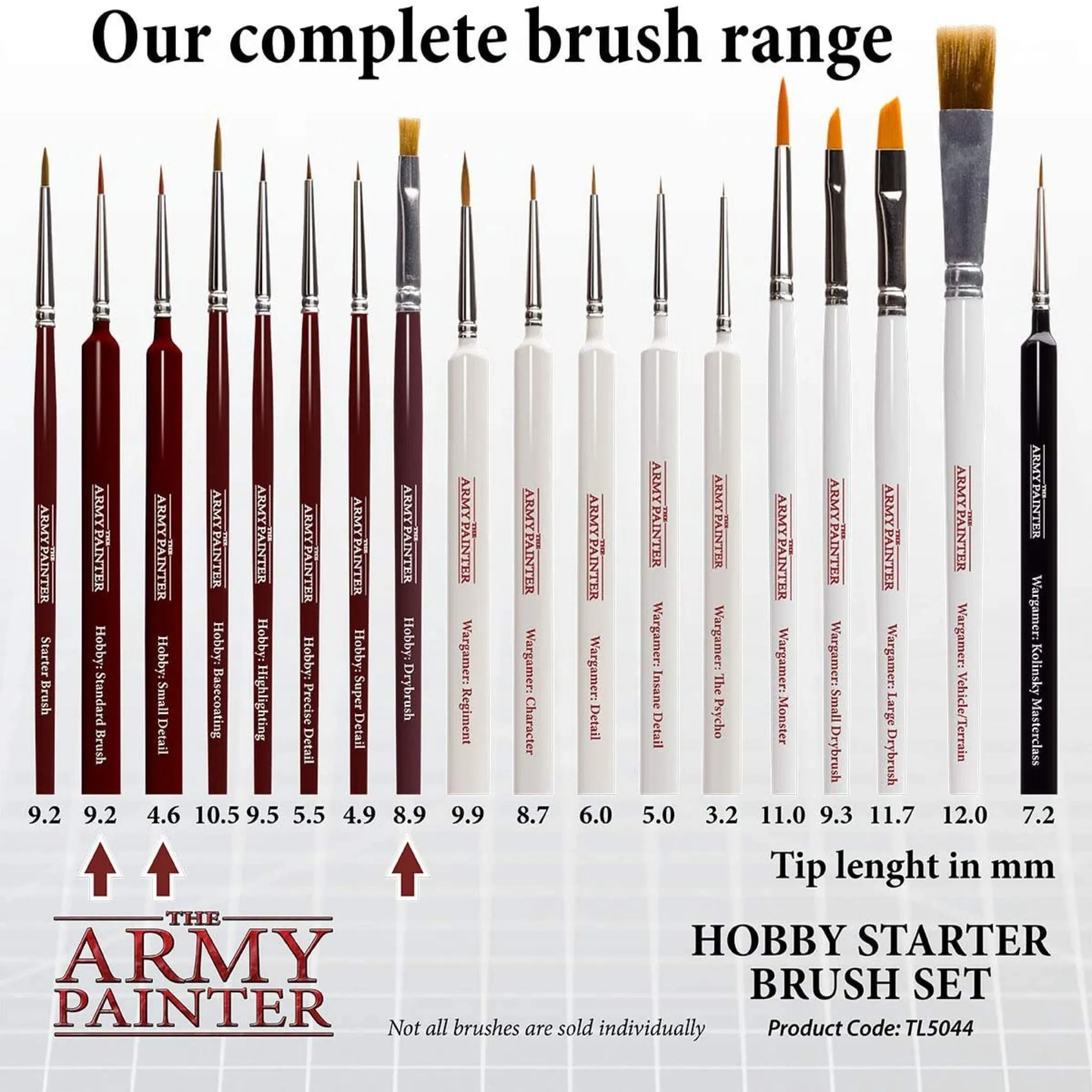 The Army Painter - Hobby Starter Brush Set