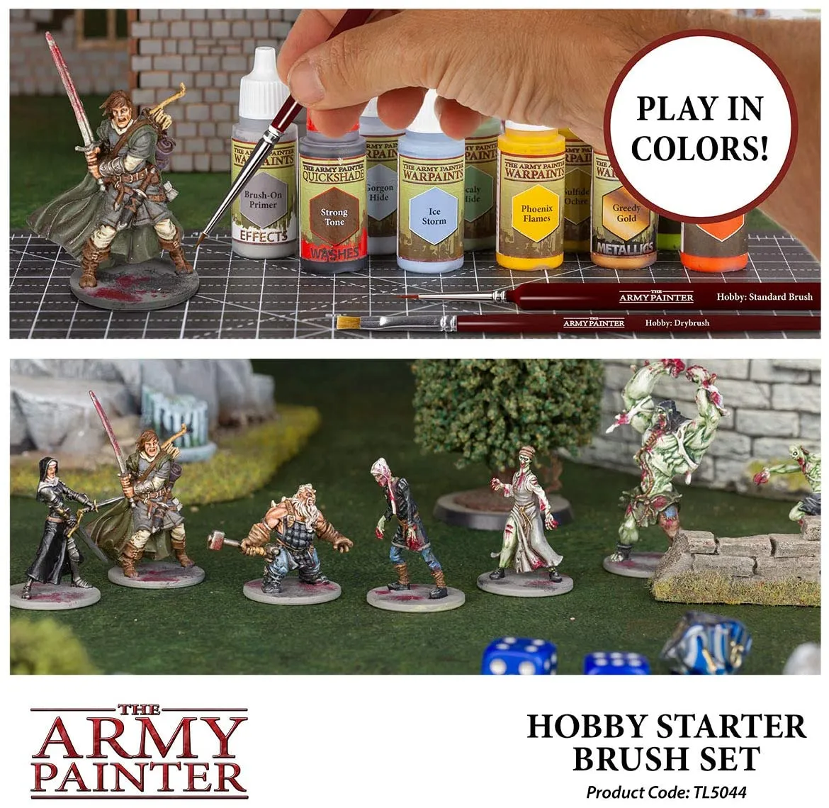 The Army Painter - Hobby Starter Brush Set